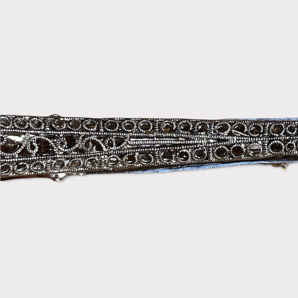Vintage Swarovski Crystal hair clip w/beautiful silver work - Picture 8 of 13